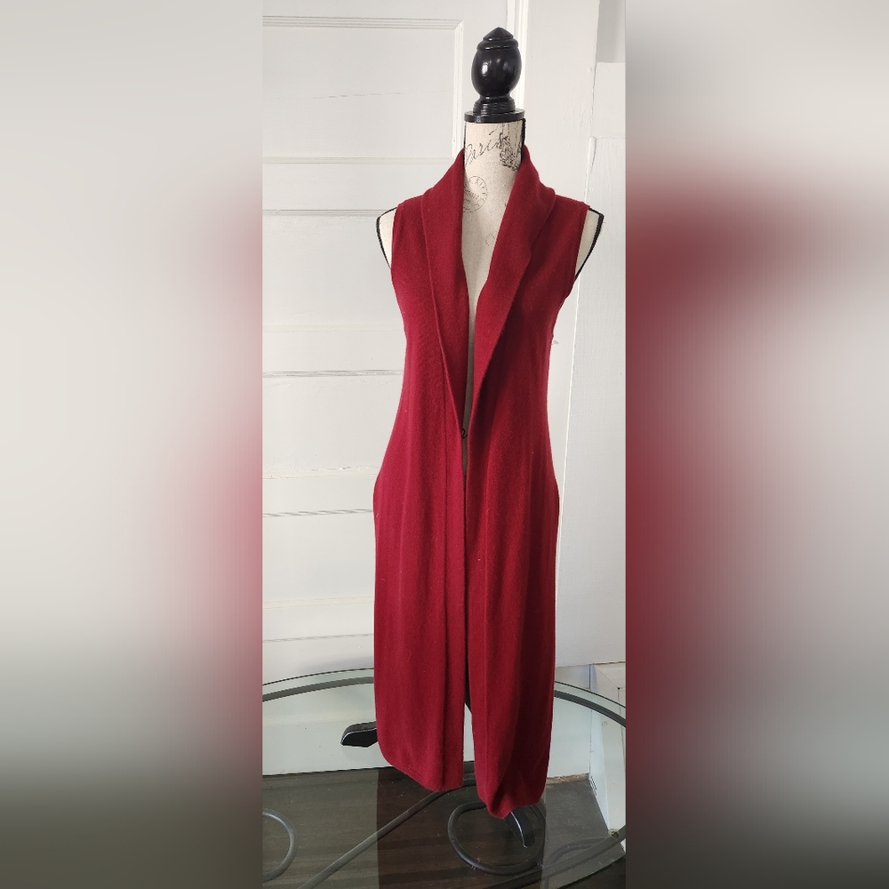 Calypso cashmere duster cardigan sweater, Medium